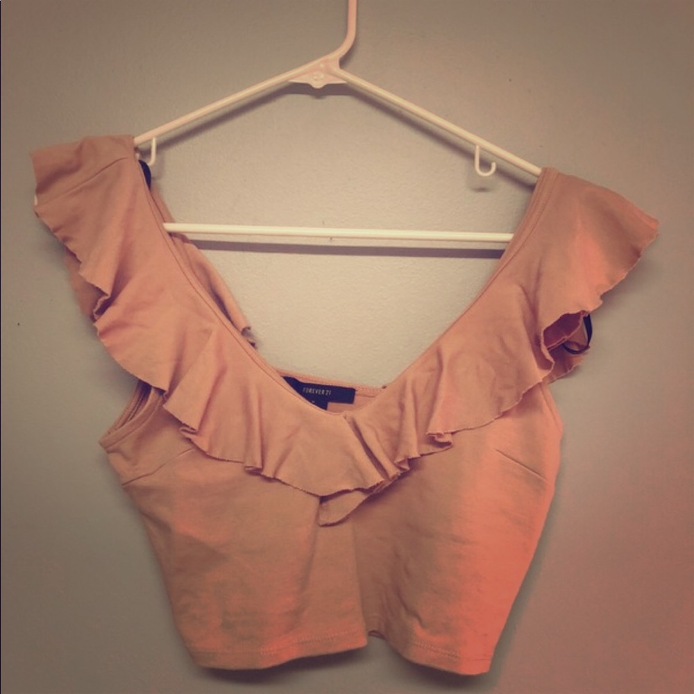 Pink Crop Top